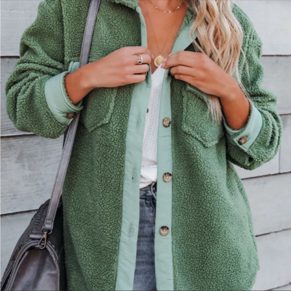 VICI oversized Sherpa jacket